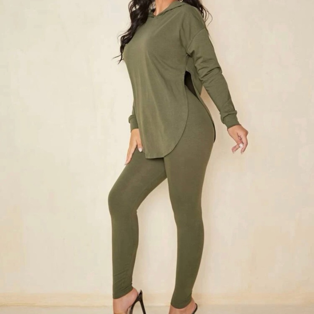 Split Hoodie & Leggings